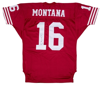Joe Montana Signed San Francisco 49ers Home Jersey (JSA)